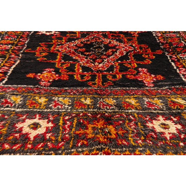 Mid 20th Century Vintage Beni M'Guild Moroccan Rug, 05'11 X 10'02 For Sale - Image 5 of 10