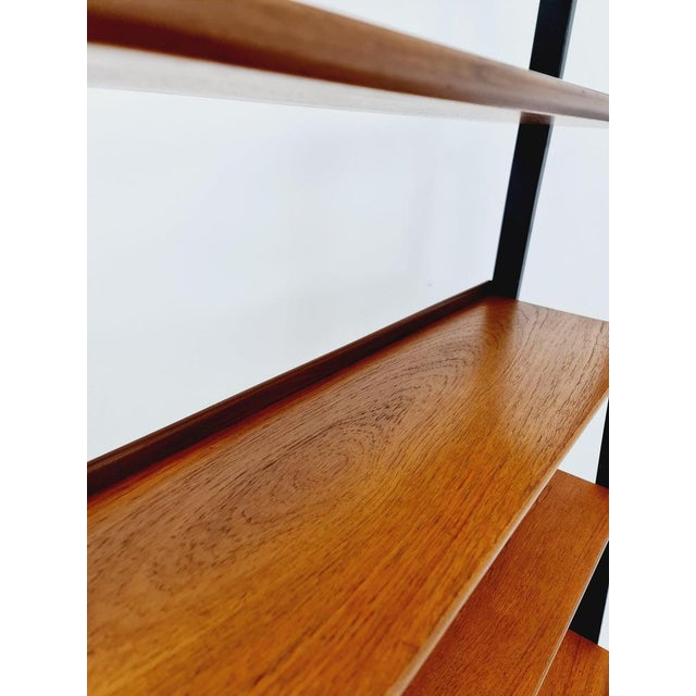 Wood Danish Freestanding Bookshelf System in Teak by Bengt Ruda, 1960s For Sale - Image 7 of 11