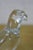 Transparent Baccarat French Crystal Clear Glass Parrot Bird Paperweight Figurine 4" For Sale - Image 8 of 14