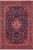 Shabby Chic Persian Kashan Blue/Red Wool Rug - 9'8'' X 12'10'' For Sale - Image 10 of 10