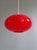 1970s Vintage Red Opaline Glass Pendant Light, 1960s For Sale - Image 5 of 11