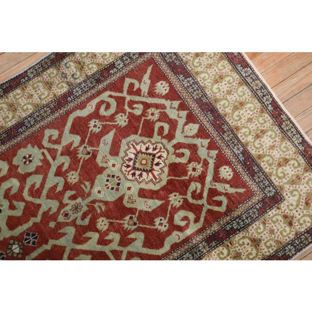 Rustic Antique Caucasian Rustic Shirvan Rug - 3'1" x 5'11" For Sale - Image 3 of 6