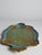 Florentine Neo-Rococo Gilt and Turquoise Tray with Harlequin Pattern, Italy, 1950s For Sale - Image 6 of 18