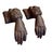 Victorian Pair of Vintage Victorian-Style Cast Iron Hand Door Knockers For Sale - Image 3 of 12