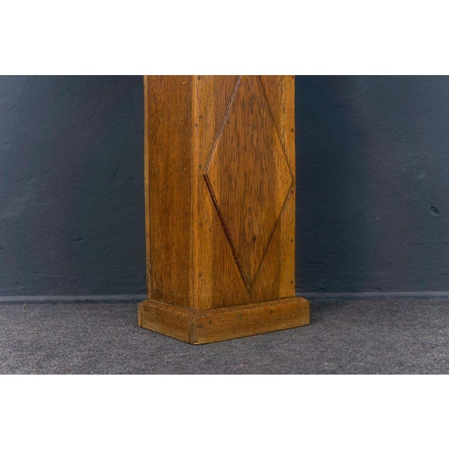 Baroque Oak Grandfather Clock For Sale - Image 16 of 18