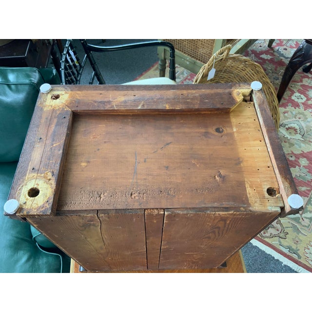 19th Century Mini Sloped Front Chest For Sale - Image 4 of 10