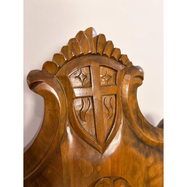 Late 19th Century Late 19th Century Beechwood Fireplace Chair For Sale - Image 5 of 6