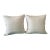Pair of Hand-Pleated Linen Pillowcase – White For Sale