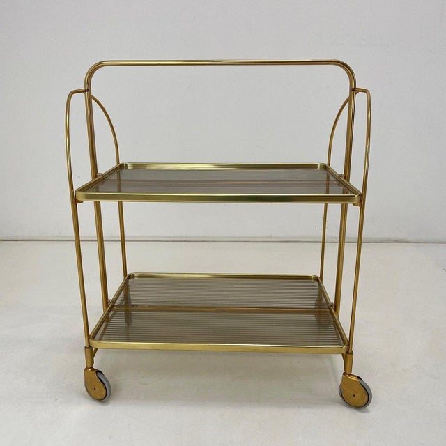 1960s Vintage Folding Serving Cart, 1960s For Sale - Image 5 of 14