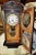 Wood British Colonial Wall Clock by Kawaii, C. 1920s For Sale - Image 7 of 11