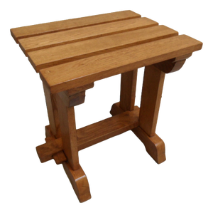 Vintage Brutalist Oak Coffee Table, 1960s