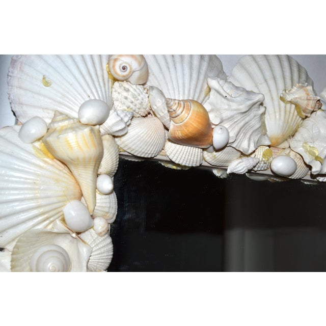 Vintage Palm Regency Coastal Handmade Rectangle Wall Mirror For Sale - Image 14 of 16