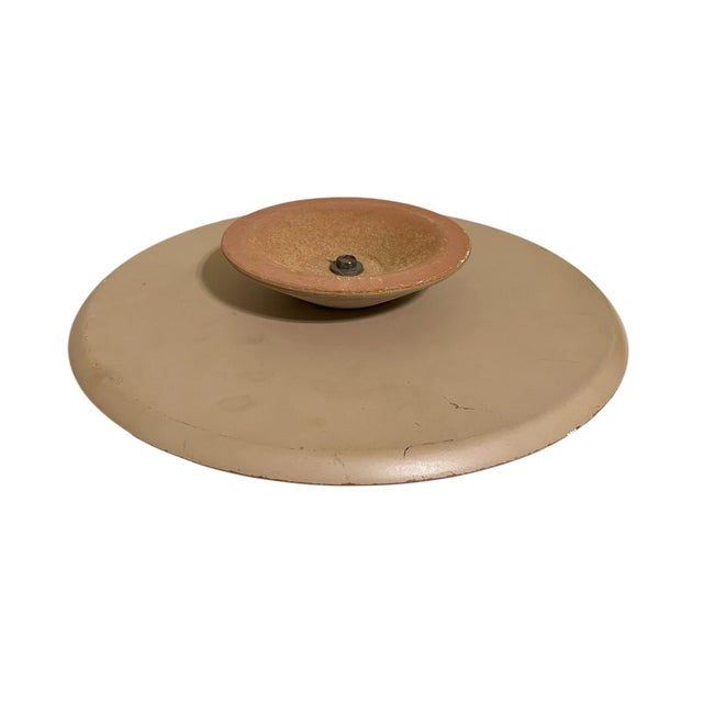 Mid 20th Century Mid 20th Century Ceramic Lazy Susan Set With Salt and Pepper - 10 Pieces For Sale - Image 5 of 8