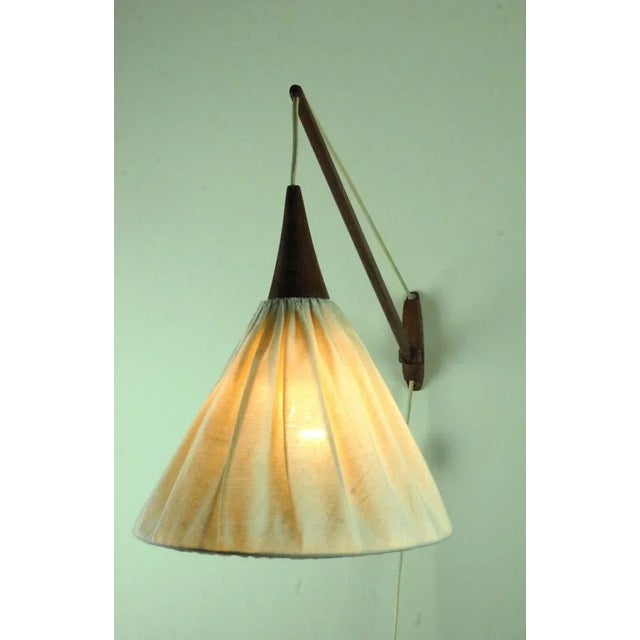 Model 734 Wall Lamp by Uno & Östen Kristiansson for Luxus, Vittsjö, Sweden, 1960s For Sale - Image 4 of 9