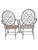 Late 20th Century McGuire Cracked Ice Rattan & Cane Chairs- a Pair For Sale - Image 10 of 12