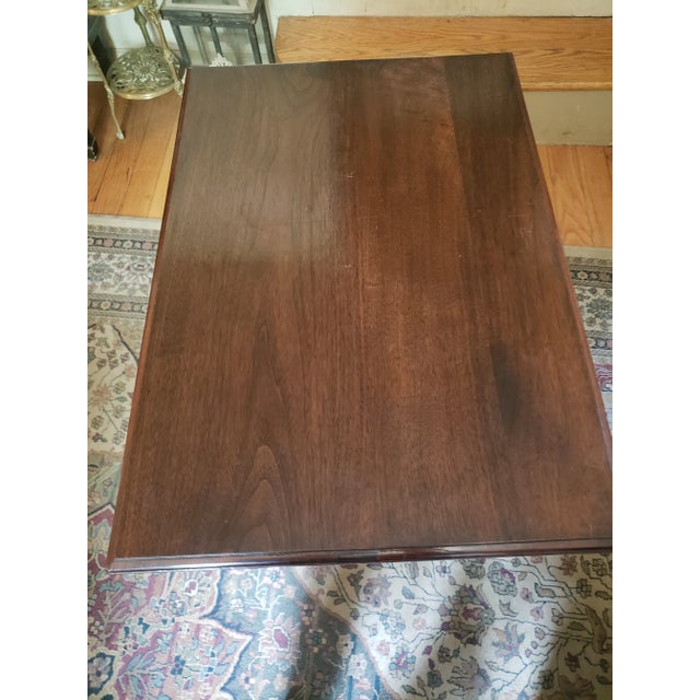Early 20th Century Early 20th Century Victorian Eastlake Walnut Marble Table For Sale - Image 5 of 8