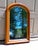 Large Antique Arched Top Hall Pier Mirror Victorian Mercury Mirror For Sale In Boston - Image 6 of 10