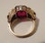 1980s Amtique 18kt Gold Ring with Garnet and Precious Stones, 1890s For Sale - Image 5 of 18