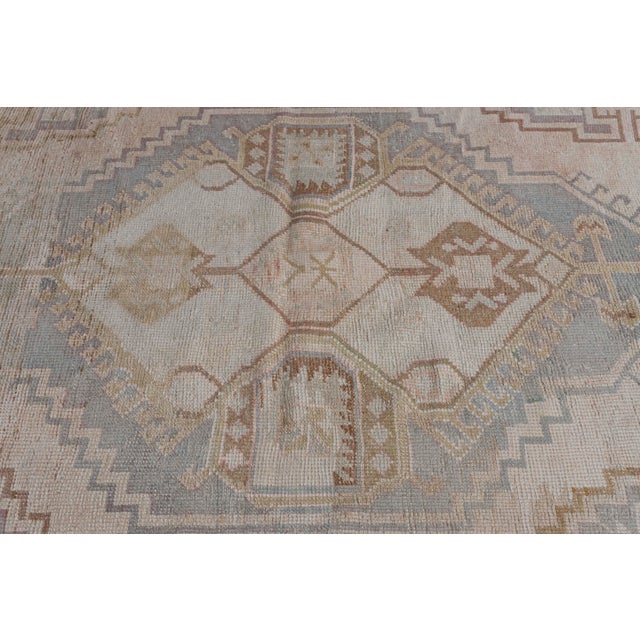 Distressed, Shabby Chic. The rug is solid but with low pile and a distressed look that adds to its beauty and charm. The...