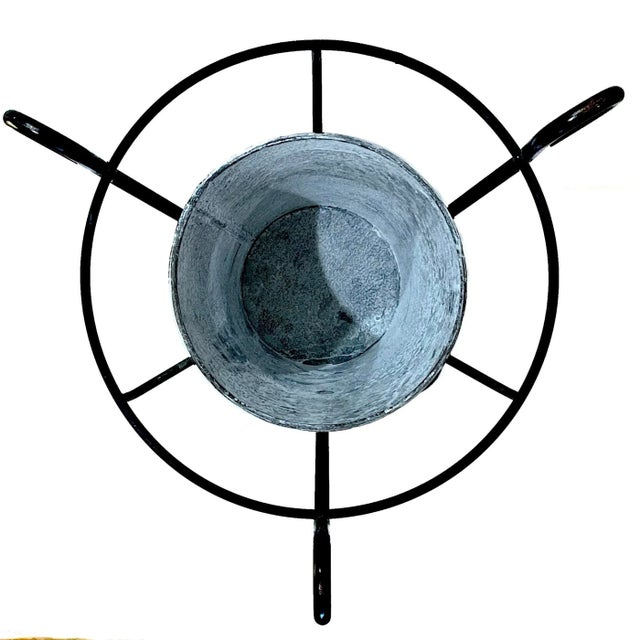 1950s 1950's Cowboy Lucky Horseshoe Plant Stands - Pair For Sale - Image 5 of 12