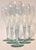 Vintage Sea Glass Green Goblets - Set of Six For Sale - Image 9 of 11