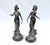 1990s Mid Century Modern/Art Nouveau Bronze pair Lady Figurines For Sale - Image 12 of 16