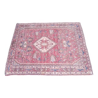 Old Red Wool Rug For Sale