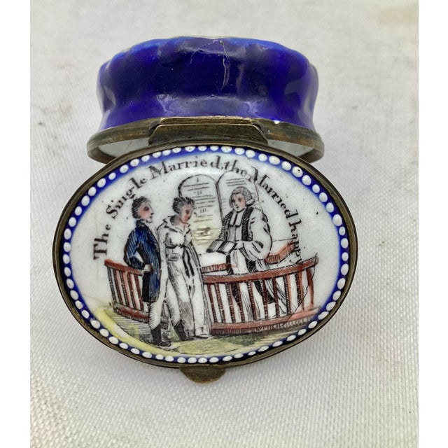 I have seen hundreds of 18th Century Battersea Enamel Patch Boxes, but this is the first time I have seen this RARE...