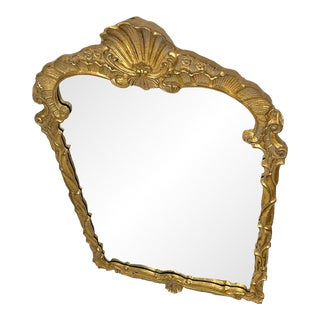 Louis XV Style Gold Giltwood Italian Mirror For Sale