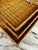 Campaign Square Wicker Nesting Tray, Set 3 For Sale - Image 3 of 4
