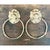 Metal Vintage Lion Head Wall Mounted Towel Holders For Sale - Image 7 of 12