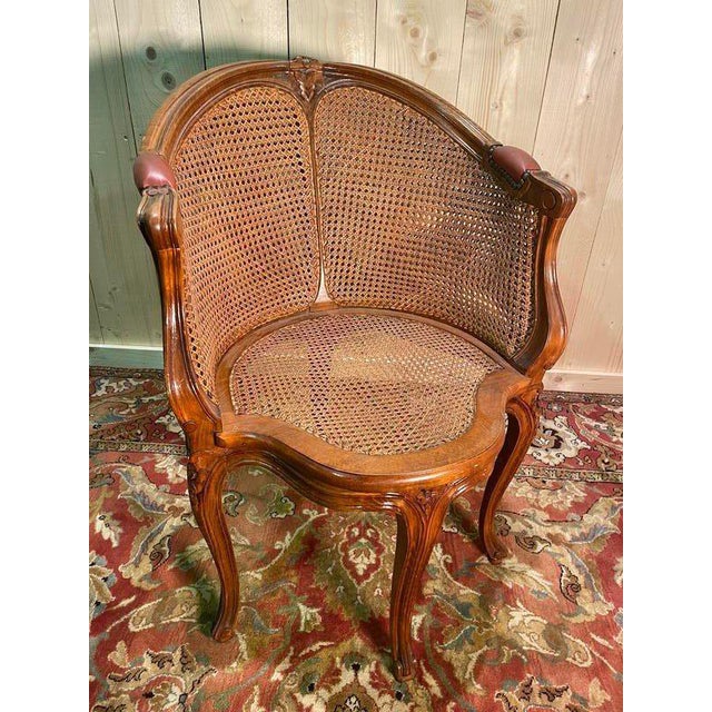 Louis XV Style Office Chair For Sale - Image 5 of 7