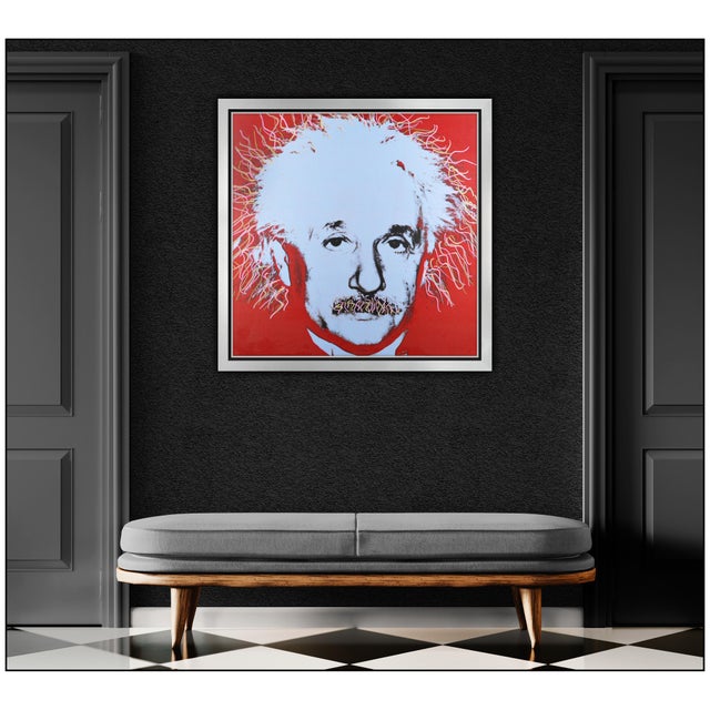 The artwork here, "Einstein - State I", is a wonderful depiction of the scientist Albet Einstein, which was created with...