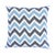 Mid-Century Modern Schumacher Vedado Ikat 24" Pillow in Indigo For Sale - Image 3 of 3