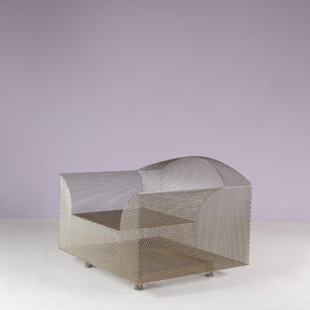 How High the Moon Chair by Shiro Kuramata for Vitra, Germany, 1980s, in Flawless conditions. Designed 1980 to 1989 This...