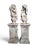 Gold 19th Century Italian Terracotta Cherub Sculptures on Pedestals, 1890, Set of 2 For Sale - Image 8 of 11