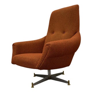 Mid-Century Swivel Chair, Italy, 1969s For Sale