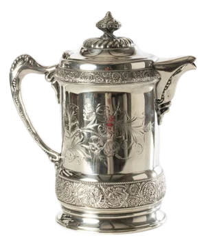 19th Century Victorian Silverplate Water Pitcher