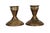 Duchin Hand Spun Brass Jewelers Candle Holders - a Pair For Sale - Image 4 of 4