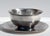 The Wallace 938 Silverplate bowl is a vintage American silver-plated serving piece from the 1950s, featuring an attached...