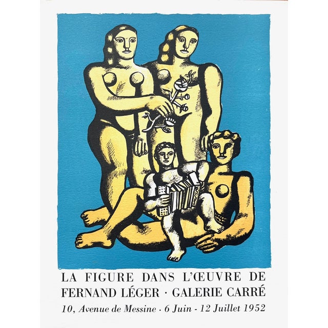 Title: La Figure dans l’ oeuvres Artist: Fernand Leger Country: France Medium: Lithograph 15 Marks: Drawing by Leger Paper...