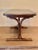 Wood Early 20th Century French Walnut Bentwood Trestle Side Table For Sale - Image 7 of 12