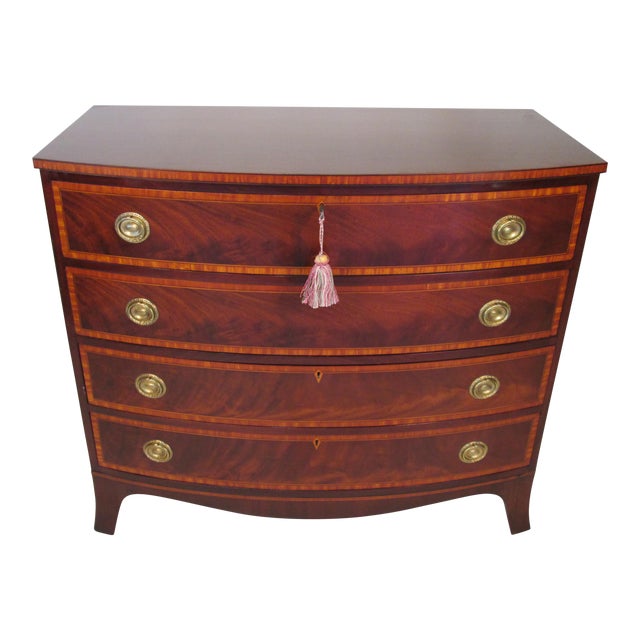 Old Colony Furniture Co. Mahogany Bow Front Chest Chairish