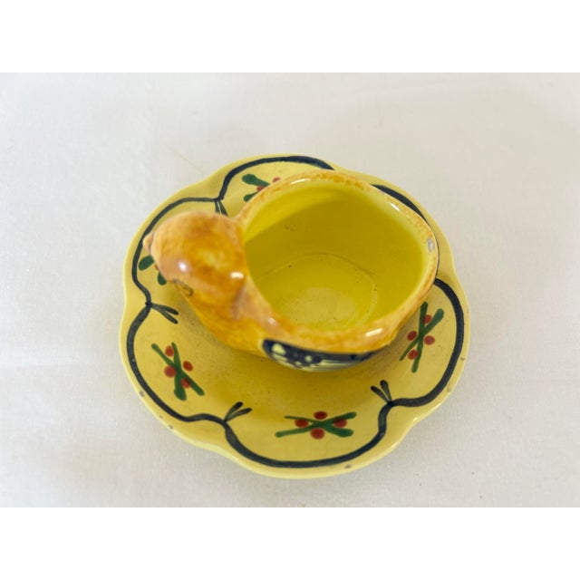 1950s Egg Cup Quimper Collection - Set of 4 For Sale - Image 9 of 9