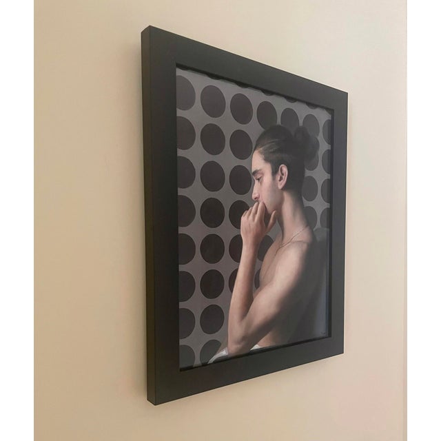 Figurative Decisions by Kelly Birkenruth | Oil on panel Portrait of a young man in profile. For Sale - Image 3 of 5