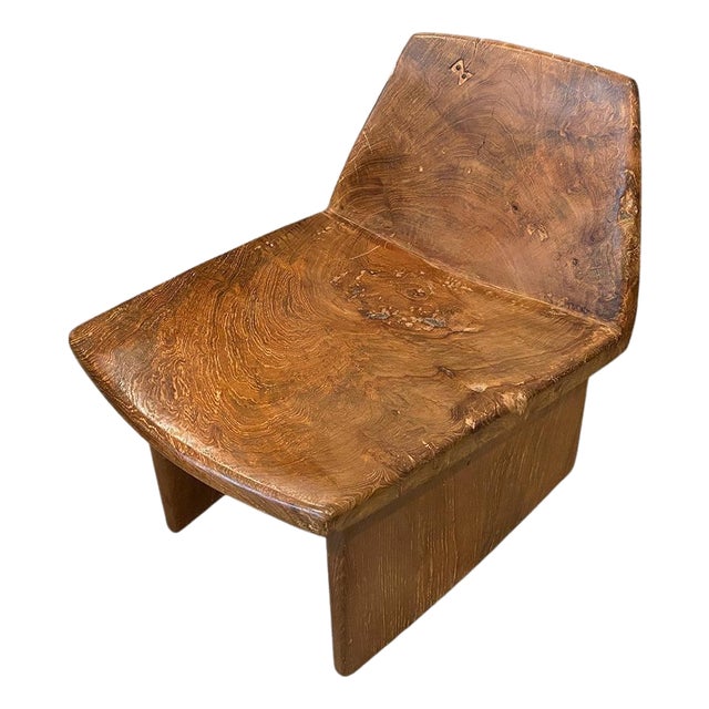 Andrianna Shamaris Low Wabi Sabi Chair or Side Table For Sale