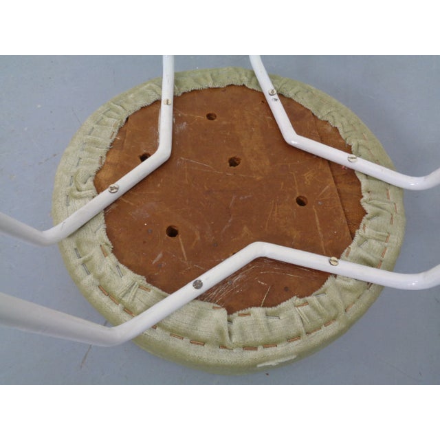 Green Mid-Century Hairpin Stools, 1960s, Set of 4 For Sale - Image 8 of 15