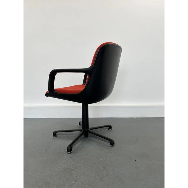 Charles Pollock Swivel Desk Armchair by Charles Pollock for Comforto, 1970s For Sale - Image 4 of 13