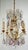 24K Gold-Plated Brass and Lead Crystal Chandelier, 1970s For Sale - Image 14 of 16