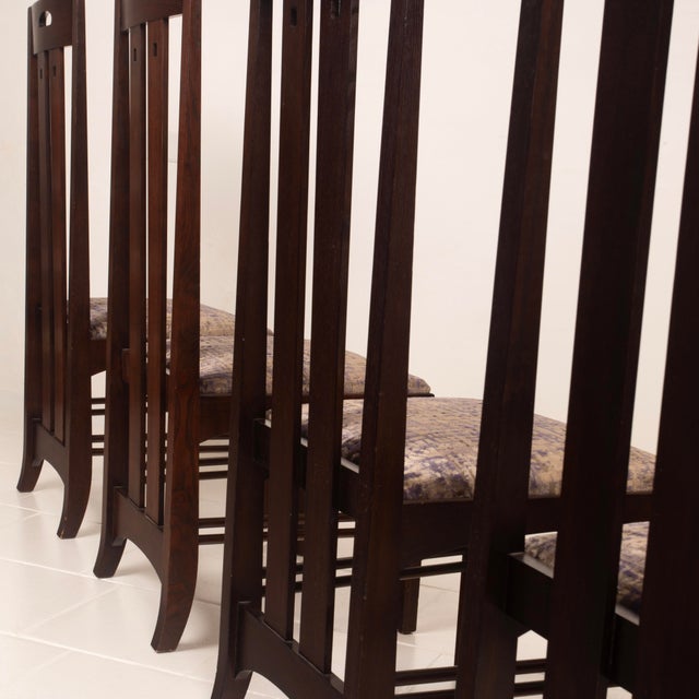 Ash Wood Ingram Low Chairs by Charles Rennie Mackintosh for Cassina, 1980, Set of 4 For Sale - Image 18 of 18